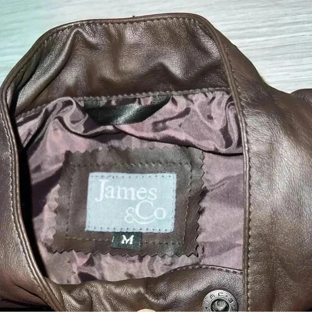 James and Co. faux leather jacket NWT - Picture 4 of 6